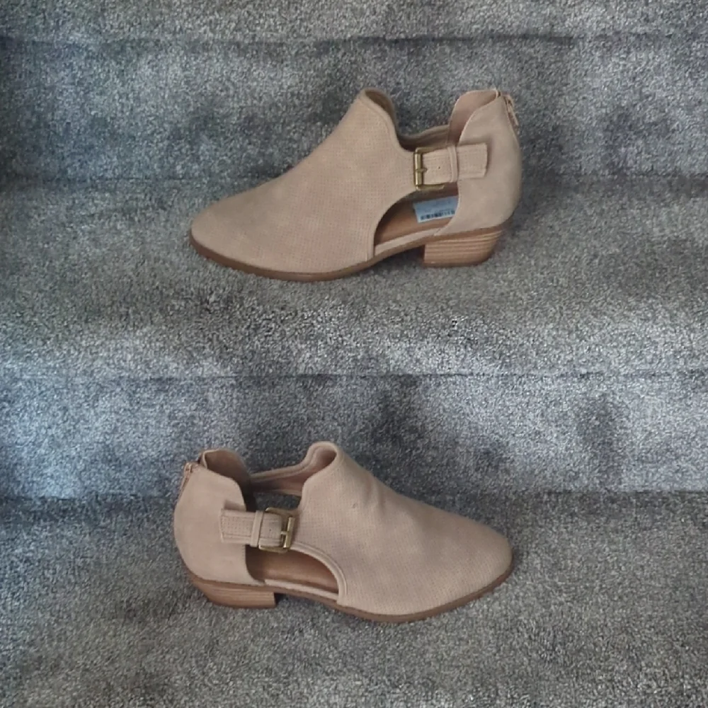 Lane Bryant Taupe Ankle Booties